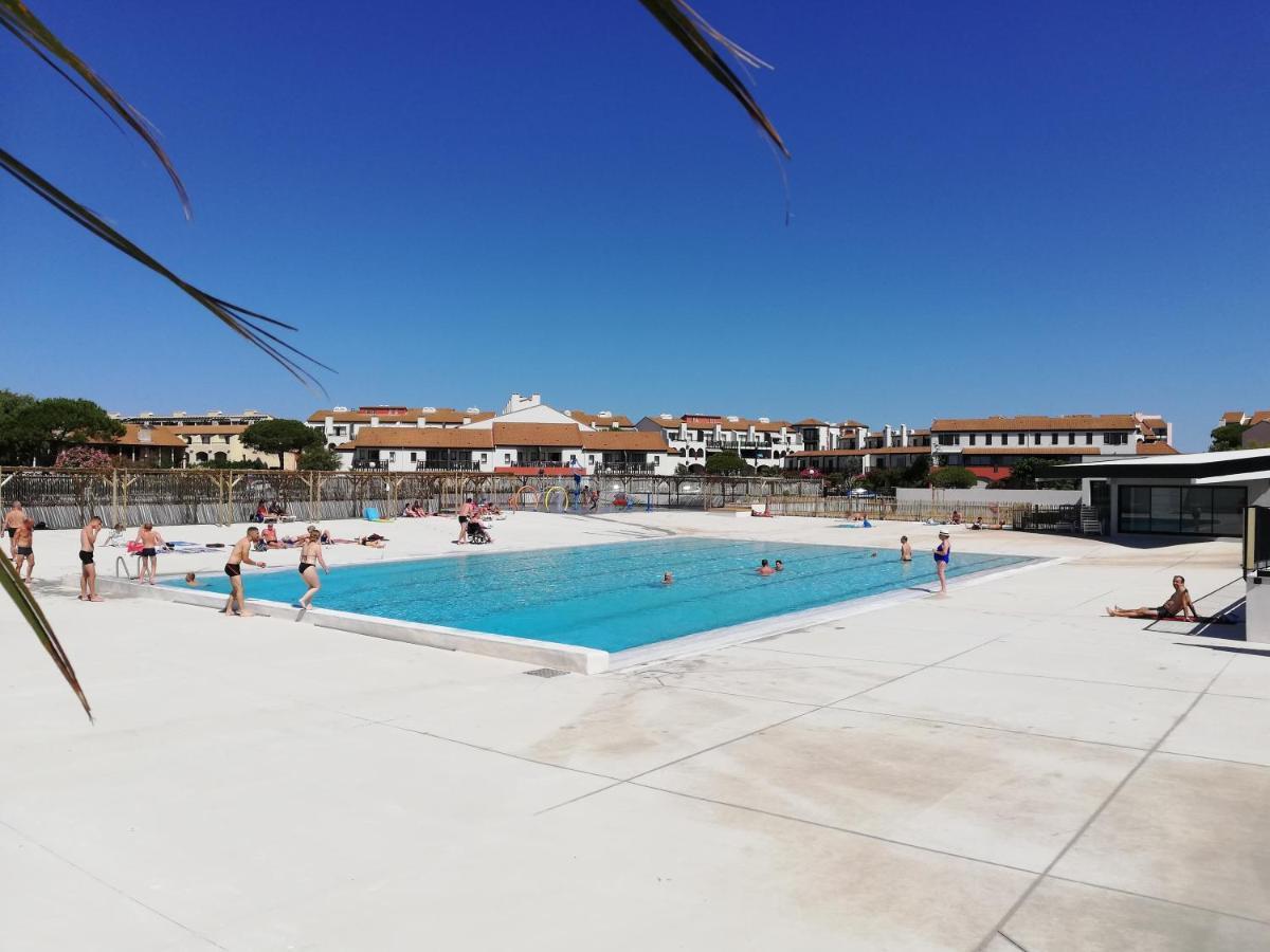 Appartement Cosy Sur La Presqu'Ile De Cap Coudalere Avec Piscine Ouverte Et Chauffee Le Barcares Luaran gambar