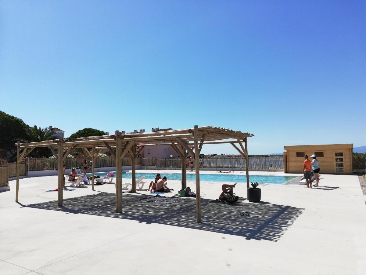 Appartement Cosy Sur La Presqu'Ile De Cap Coudalere Avec Piscine Ouverte Et Chauffee Le Barcares Luaran gambar