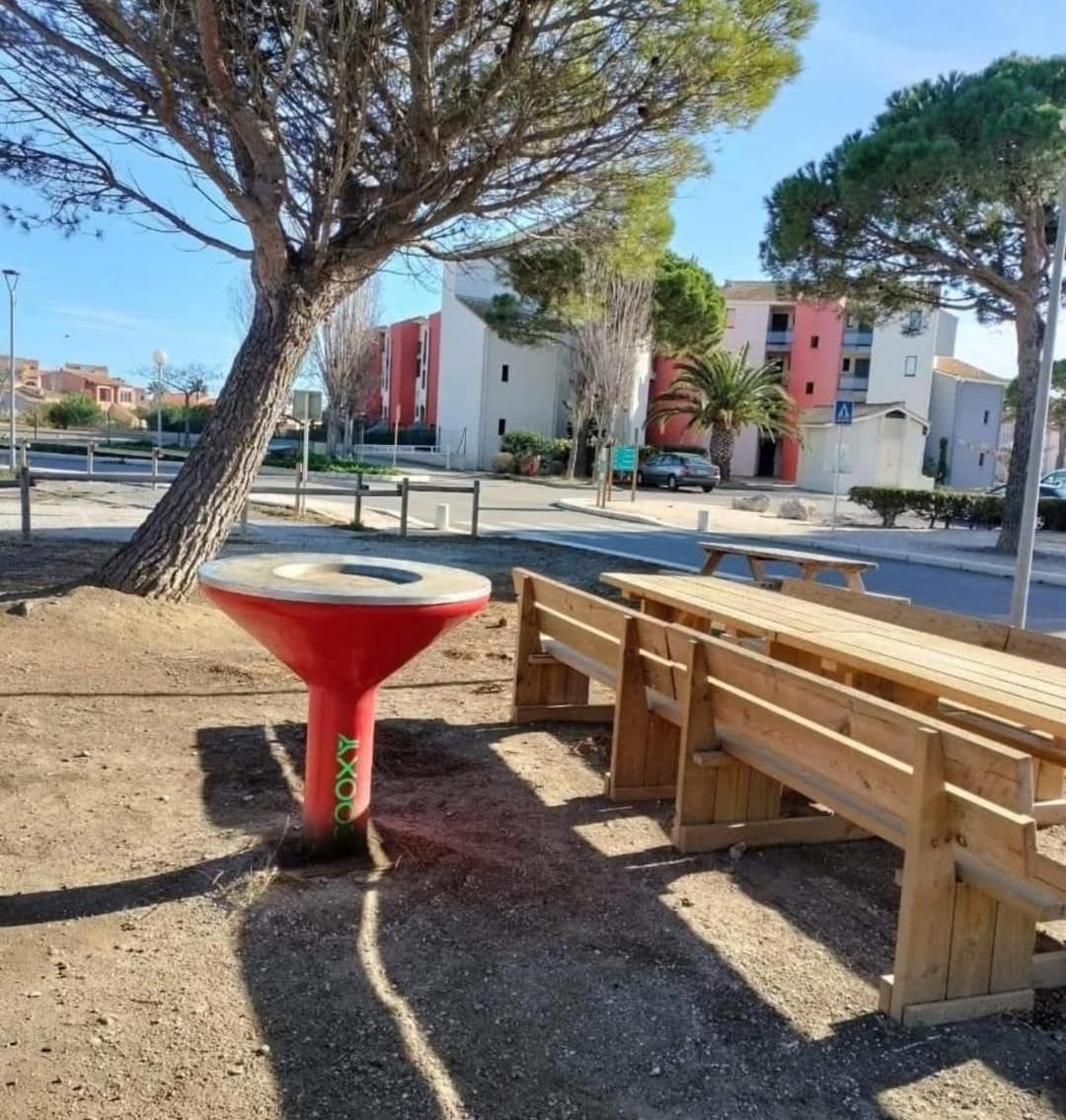Appartement Cosy Sur La Presqu'Ile De Cap Coudalere Avec Piscine Ouverte Et Chauffee Le Barcares Luaran gambar
